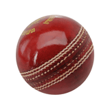Gold King Cricket Ball, Red Pro Impact Leather Cricket Ball with Rope Poly Soft PVC Cricket Balls 6 BALLS