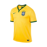 Men's Core Crest Brasil National Soccer Team Shirt FIFA Yellow Tee for brazilan supporter Jersey